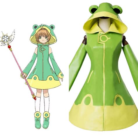 cardcaptor sakura cosplay|cardcaptor sakura frog outfit.